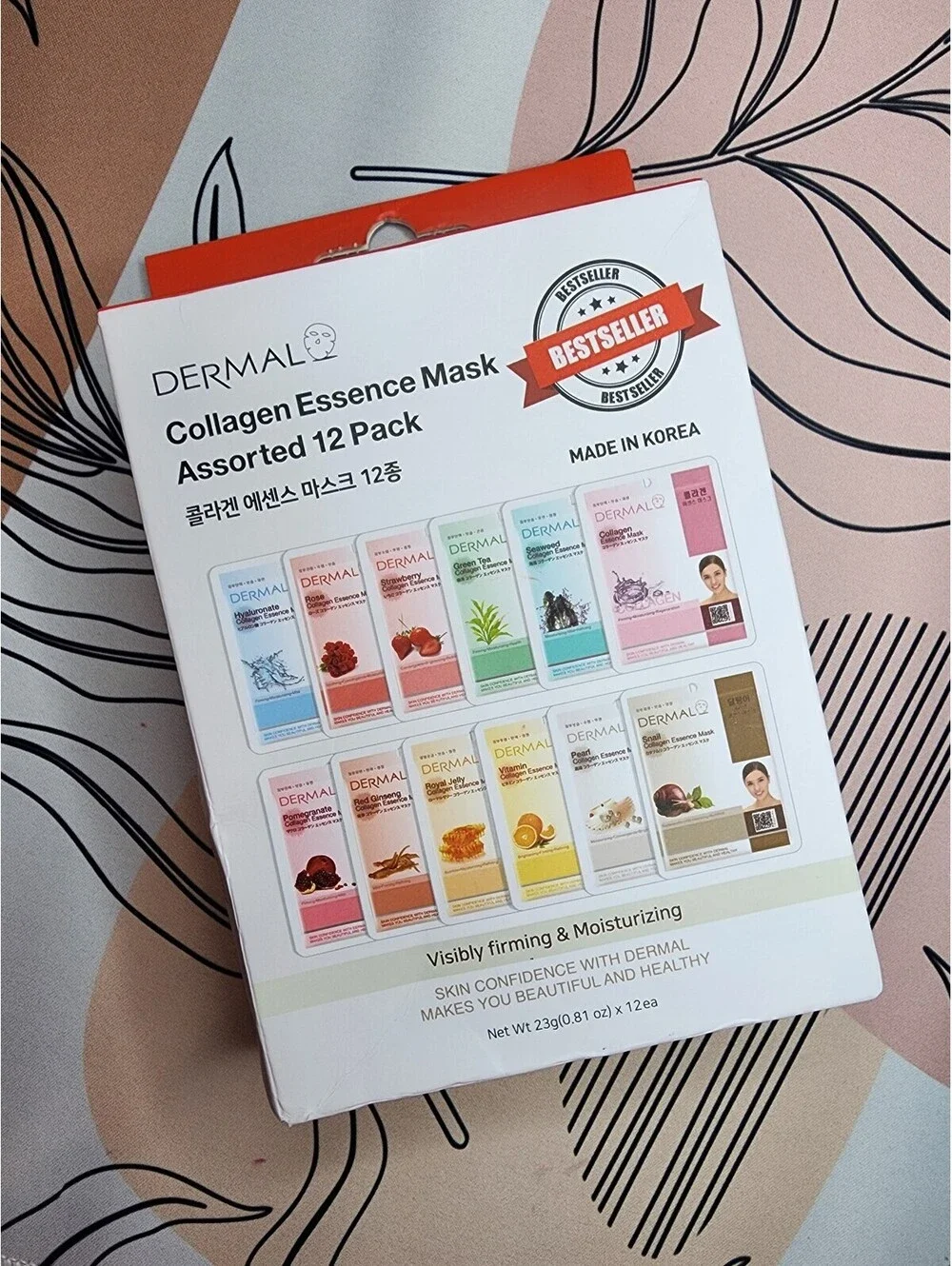 Dermal Collagen Essence - 12 Different Masks - Snail, Green Tea, Seaweed & More